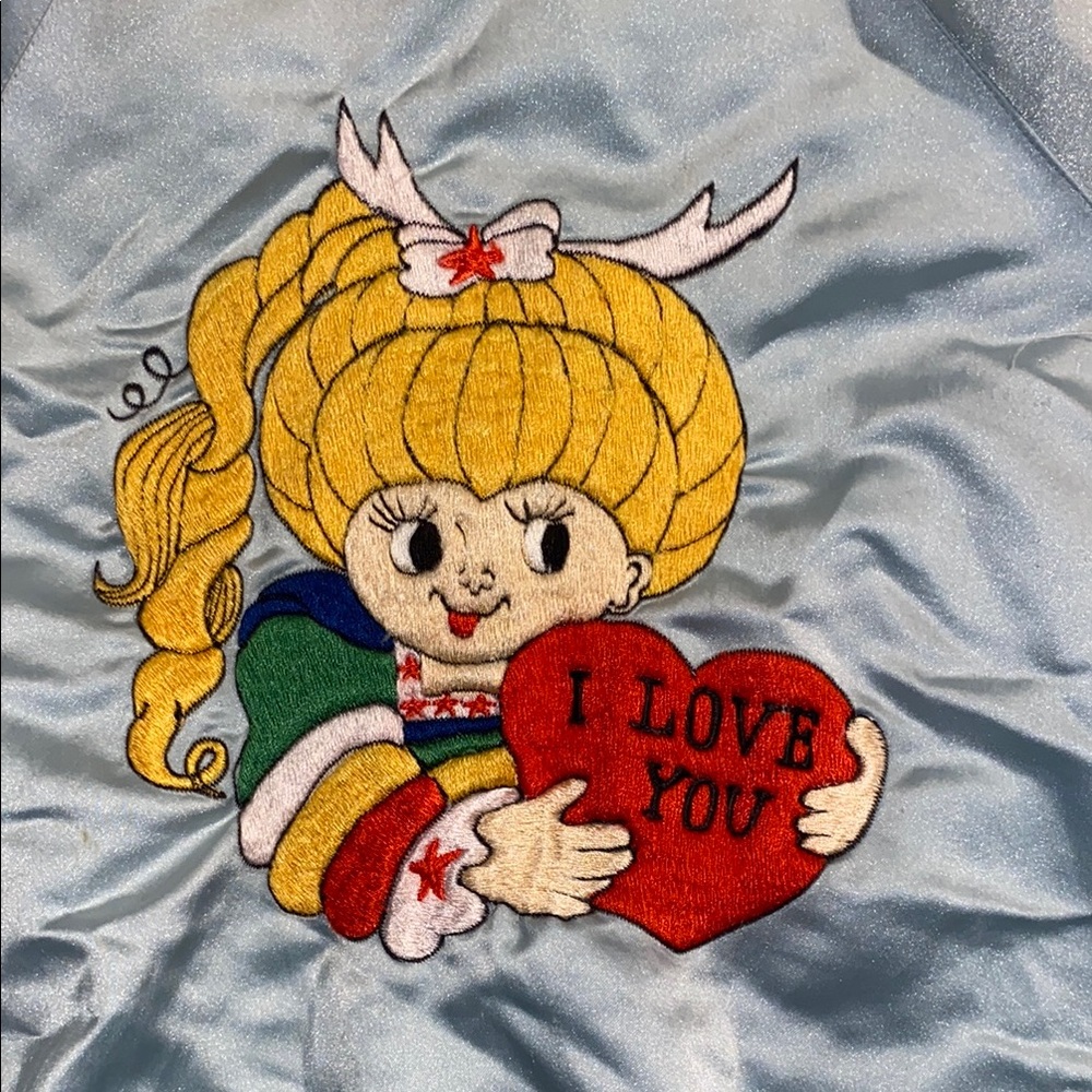 Vintage Embroidered Rainbow Brite Bomber Jacket Embroidered Name: Aubri